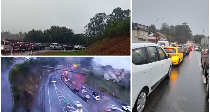 Conxemar y lluvia: ‘combo’ perfecto para los atascos