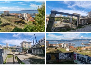 Paso firme en Barrio do Cura: se inician las obras y el derribo de los edificios pendientes