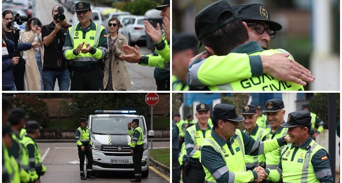 Emotivo homenaje para un ‘referente’ en la Guardia Civil