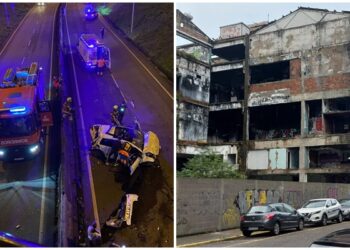 Noche apurada para las emergencias en Vigo