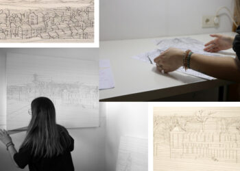 «Sobre debuxar, fiar e habitar»: a arte de Nerea Cordeiro chega a Vigo