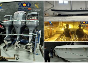 Macrooperación policial para desarticular a una banda que fabricaba ‘narcolanchas’