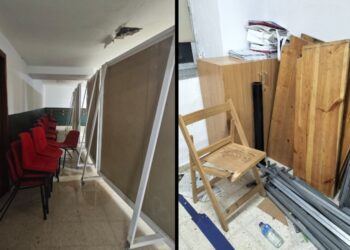 Lazoiro denuncia el abandono y la falta de control en la Casa da Cultura de Salvaterra
