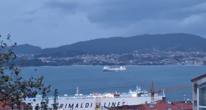 La Ría de Vigo, puerto seguro de la furia ante la borrasca Bert