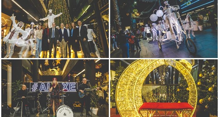 Una pasarela centelleante y mucha «Troula» para encender la Navidad de A Laxe