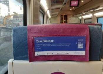 Los trenes gallegos se llenan de mensajes por la igualdad y la inclusión