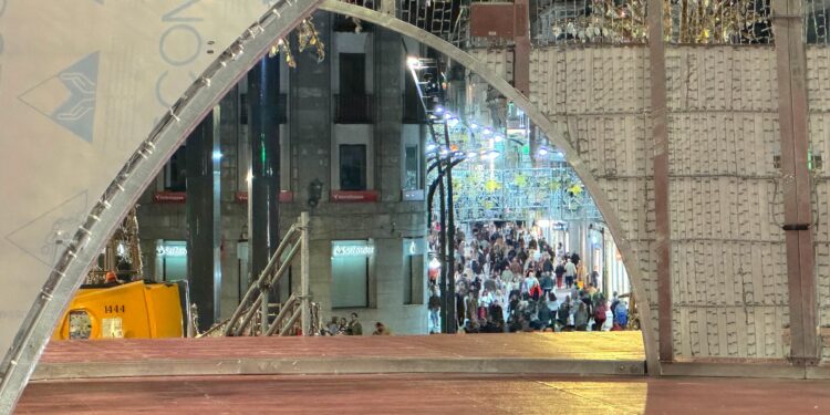 Acercándose a la Navidad de Vigo