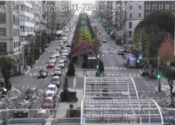 Alarma en pleno centro de Vigo por un conato de incendio en una residencia de mayores