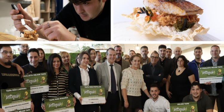 Un bocado que evoca el mar gana O Petisquiño: estas son las mejores tapas de Vigo
