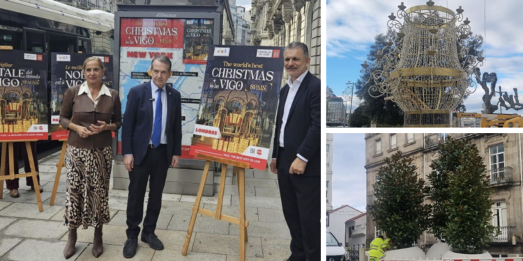 La Navidad de Vigo iluminará París, Londres, Roma y Nueva York