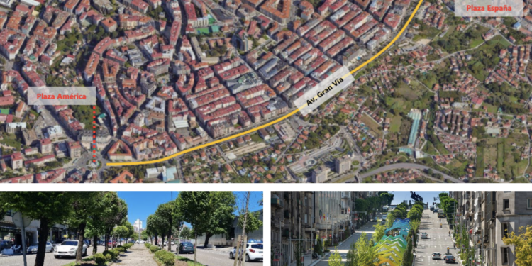 La obra en Gran Vía no se limita a rampas mecánicas: se baraja un túnel