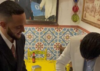 C. Tangana presume de celtismo con otro ídolo de la afición