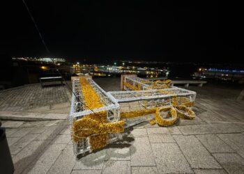 La borrasca Caetano ya se deja sentir en Vigo… con la Navidad