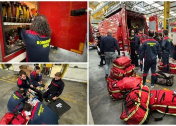 Bomberos de Vigo parten hacia Valencia para ayudar en las tareas de rescate por la DANA
