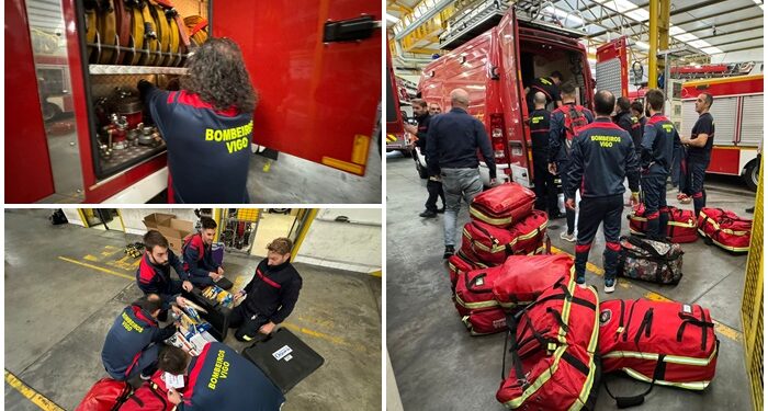 Bomberos de Vigo parten hacia Valencia para ayudar en las tareas de rescate por la DANA
