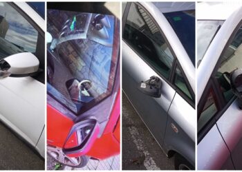 Detenido por romper los retrovisores de siete coches