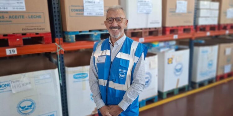 José Ramón Santamaría, nuevo presidente del Banco de Alimentos de Vigo