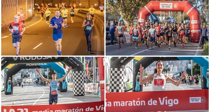 Una media maratón bajo el sol de Vigo y el túnel de Beiramar