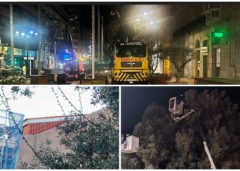 En pie de guerra por los preparativos de la Navidad de Vigo