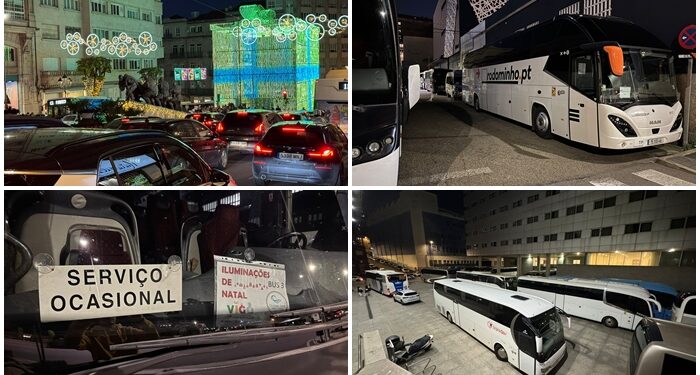 Avalancha sobre ruedas para la Navidad de Vigo: más de 200 autobuses de Beiramar a Navia