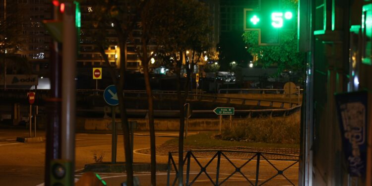 La comarca de Vigo se congela bajo cero en una madrugada gélida