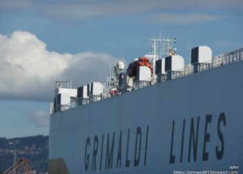 El desconcertante inquilino del Muelle de Trasatlánticos cede (por unos días) su plaza en Vigo