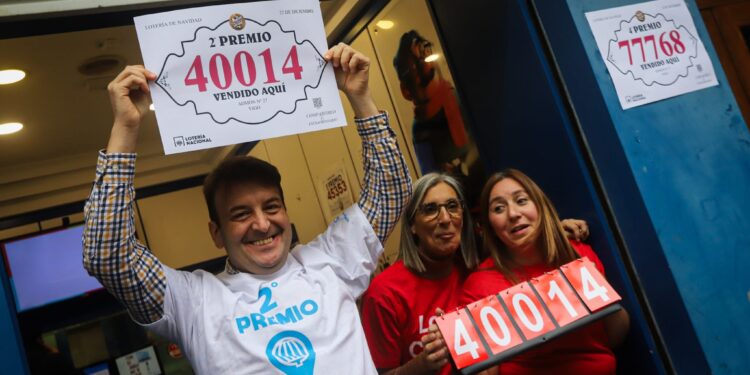 El segundo premio más tardío de la Lotería de Navidad reparte 1,2 millones de euros en Vigo