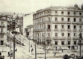 Antigua imagen de la Rúa Laxe