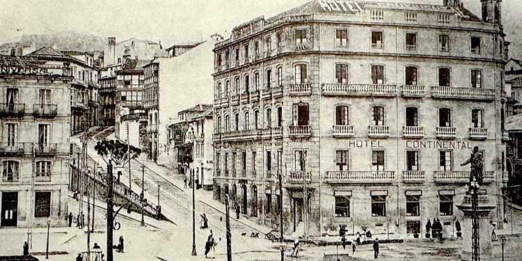 Antigua imagen de la Rúa Laxe