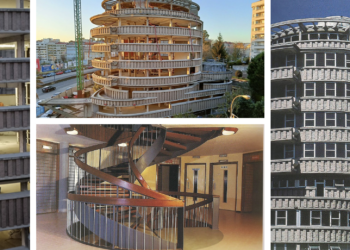 El edificio sin esquinas de Vigo, a punto de abrir tras una década bajo llave