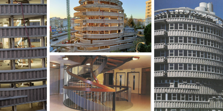 El edificio sin esquinas de Vigo, a punto de abrir tras una década bajo llave