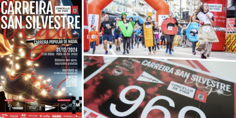 Cortes de tráfico en Vigo para la alocada San Silvestre que se queda en la ‘mañanavieja’