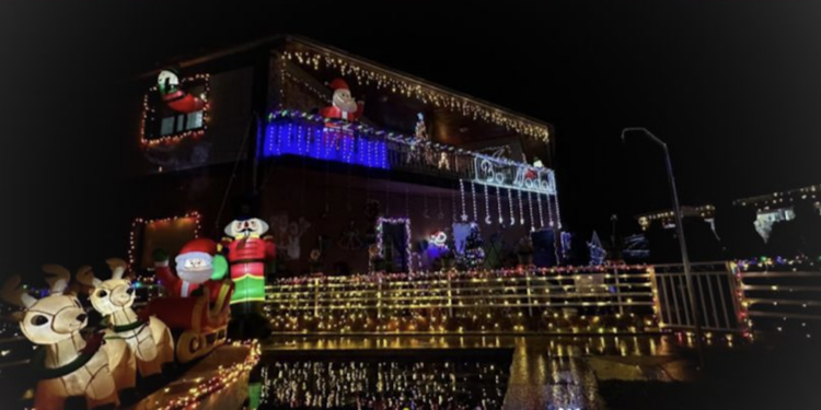 Gran chocolatada, fuegos artificiales y Papá Noel: así será el encendido de la casa con más luces del rural de Vigo