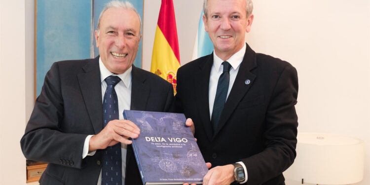 Rueda aborda con el presidente del Grupo Delta Vigo el futuro de la compañía del sector aeronáutico gallego