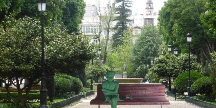 Así será la figura que honrará a Domingo Villar en la Alameda de Vigo