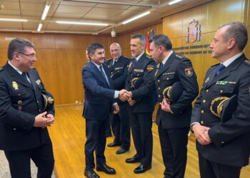 Bienvenida a los dos nuevos comisarios de la Policía Nacional de Vigo
