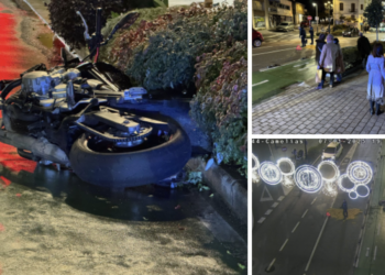 Dos motoristas heridos tras sendos accidentes en el centro de Vigo