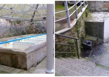 «A Vigo nadie le gana en preservación del patrimonio histórico», garantiza Caballero sobre el lavadero y la fuente de A Barroca