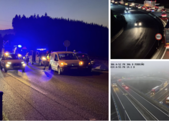 El mantra de la A-55: un accidente provoca retenciones para entrar en Vigo