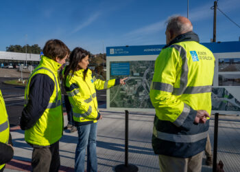 La Xunta prevé terminar en marzo las obras de acondicionamiento del tramo de la antigua N-551 en Tui