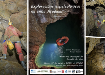 La sima Aradelas, la cueva más profunda de Galicia, revela sus secretos en Vigo