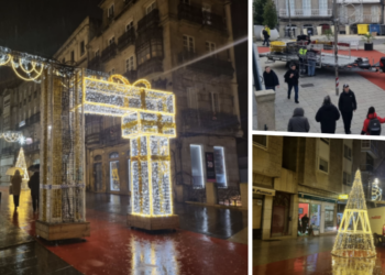 La empresa de las luces, obligada a reemplazar las figuras quemadas a cinco días del final de la Navidad de Vigo