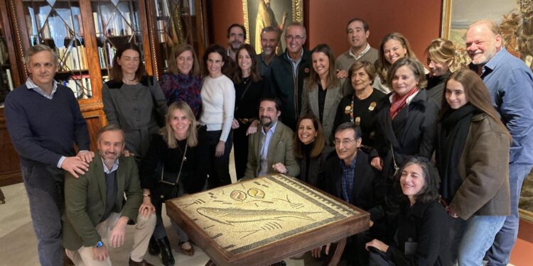 El mosaico romano de Panxón emprende el retorno definitivo a Nigrán después de 25 años de exilio