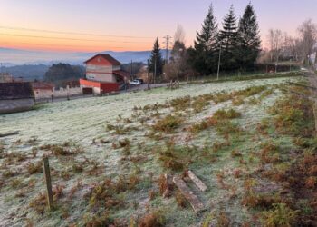 El área de Vigo amanece con temperaturas bajo cero