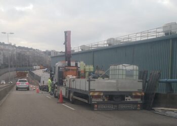 obras de mantenimiento en el túnel de Beiramar