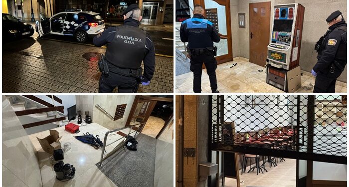 Pillado ‘in fraganti’ mientras robaba en un bar de Vigo