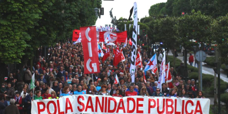Caballero llama a los vigueses a manifestarse por la sanidad y para «defender la salud de la gente»