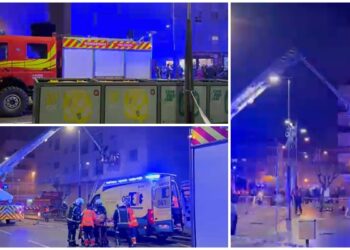«Ardió un trastero bastante grande y con muchísimo material inflamable acumulado»