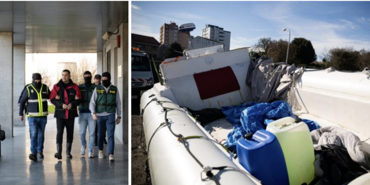Prisión para los siete albaneses detenidos en Vilanova y libertad para el único gallego