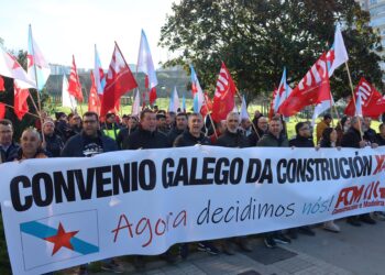 Piden en Vigo un marco gallego del sector de la construcción para «negociar aquí y no en Madrid»